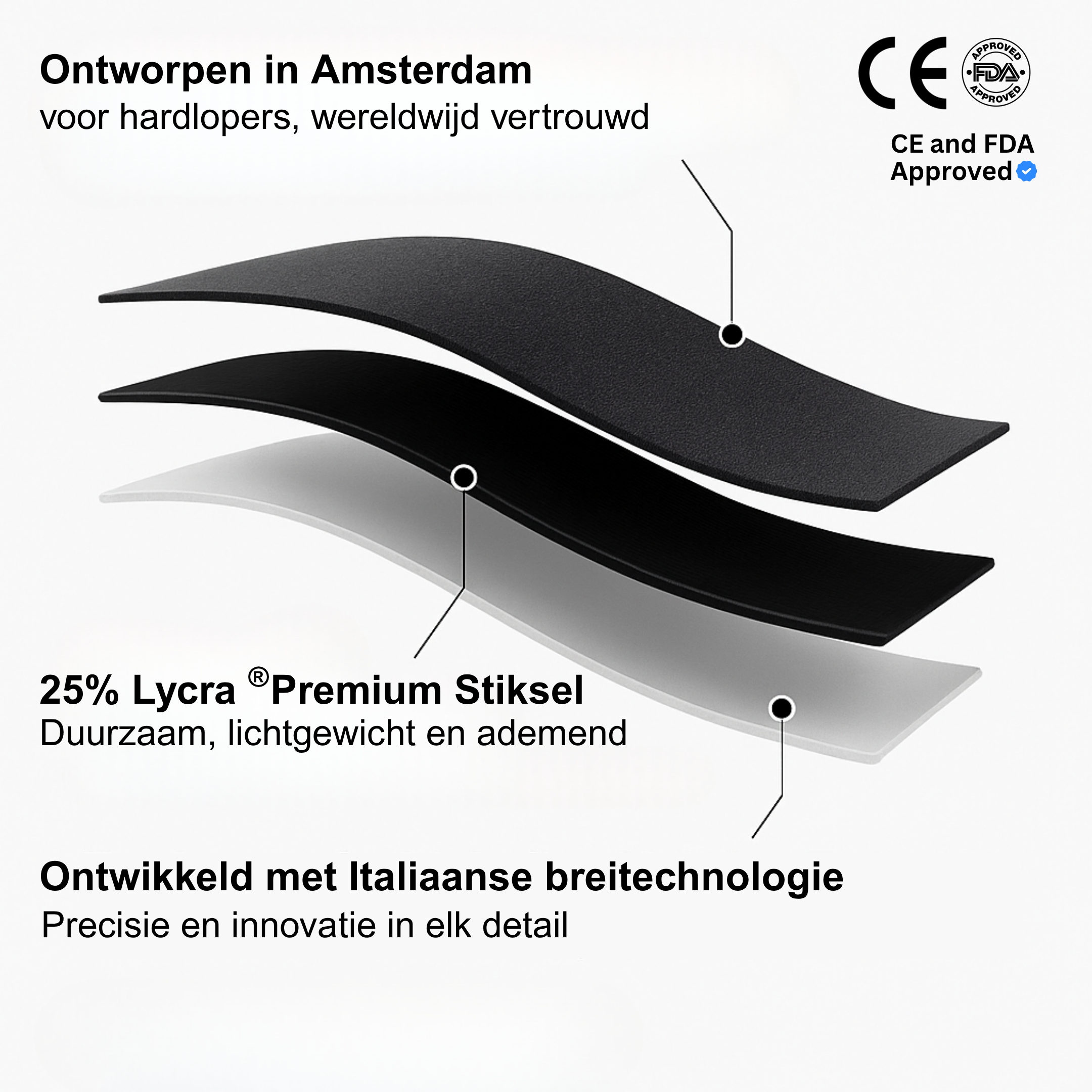 Advance Running Socks – Sneller Herstel & Prestaties (Unisex)