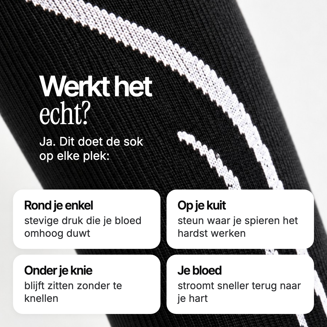 Performance Pro Running Socks - Herstel & Prestaties (Unisex)