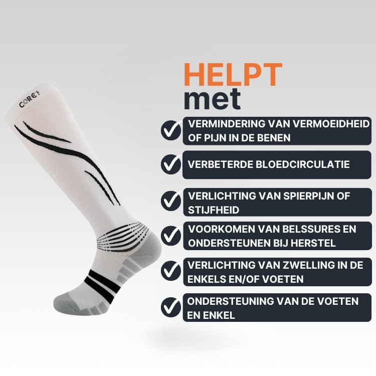 Performance Pro Compressiesokken - Herstel & Prestaties (Unisex) - Corebalance