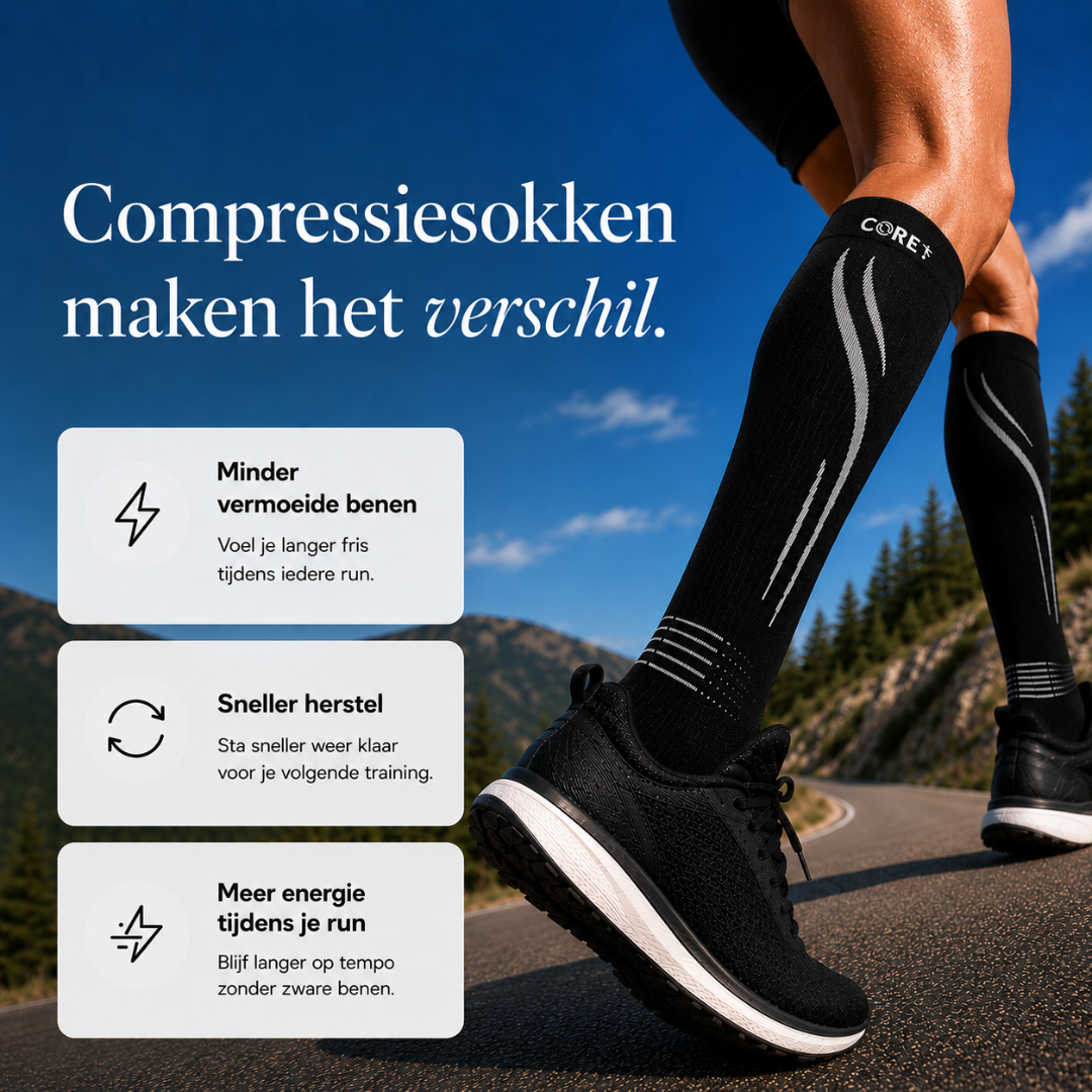 Performance Pro Running Socks - Herstel & Prestaties (Unisex)
