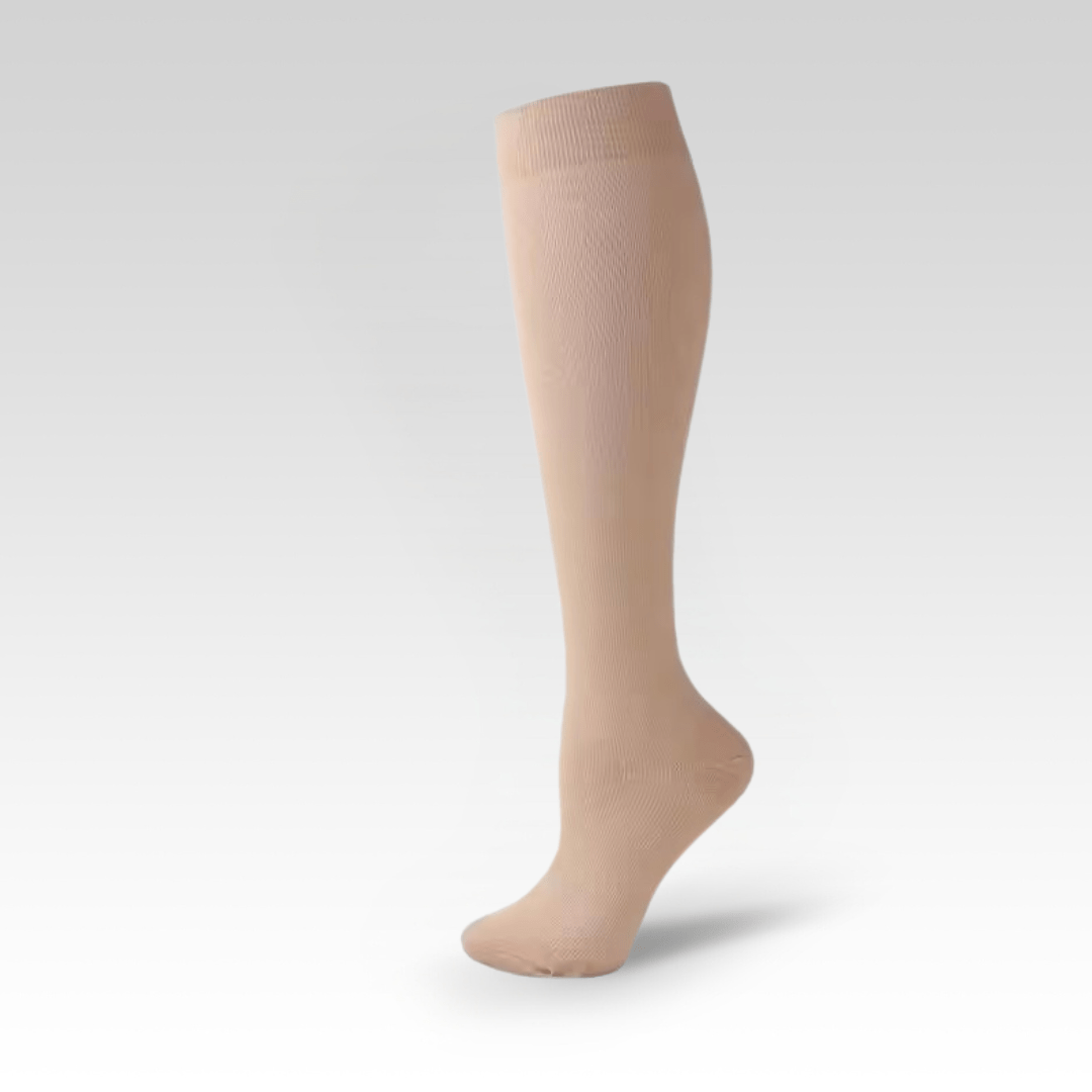 Core - Target Compressiesok Beige - Ondersteuning & Productiviteit (Unisex) - Corebalance